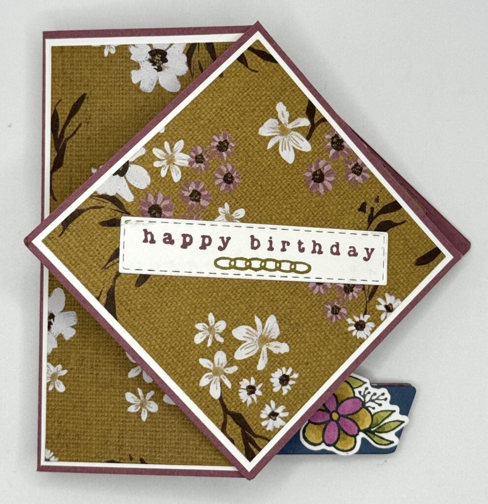 How to Make this Wildly Flowering Triple Floating Diamond Fun Fold ...