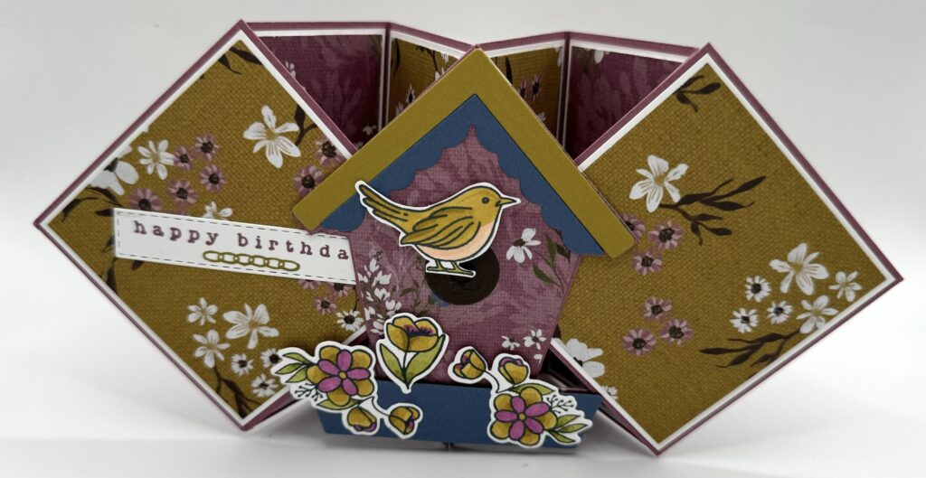 How to Make this Wildly Flowering Triple Floating Diamond Fun Fold ...