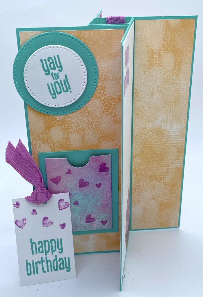 How to Create a Pinwheel Tower Card Labeled with Love - The Wandering ...