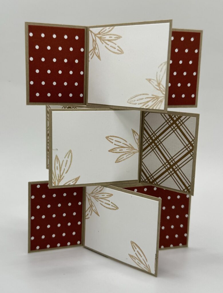 How to Make a Triple Pinwheel Tower Card - The Wandering Stamper