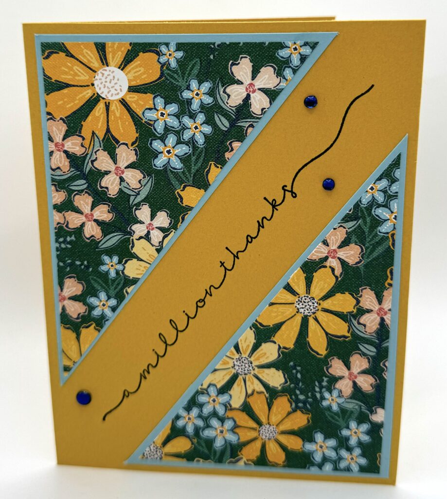 How to Make Sweetly Scripted Split Triangle Layout Cards - The ...