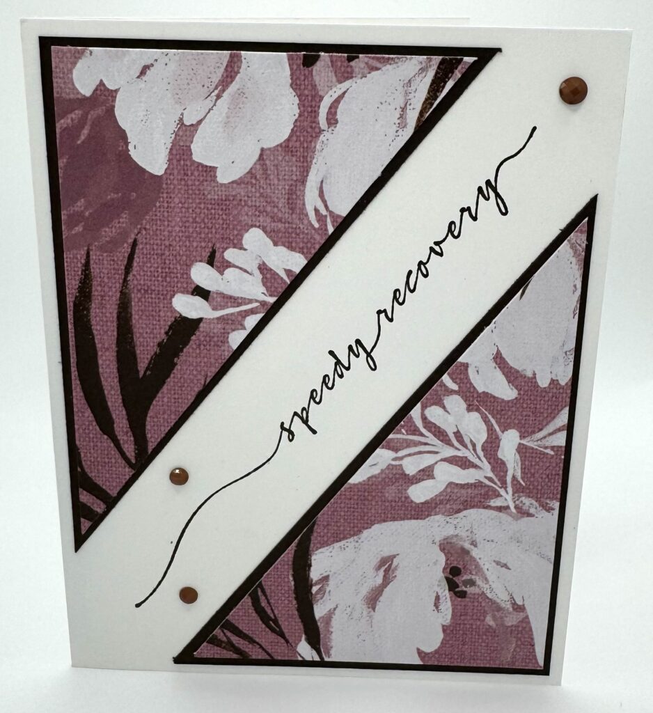 How to Make Sweetly Scripted Split Triangle Layout Cards - The ...