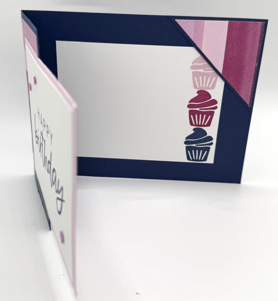 How to Make a Corner Tuck Card That's So Quick! - The Wandering Stamper