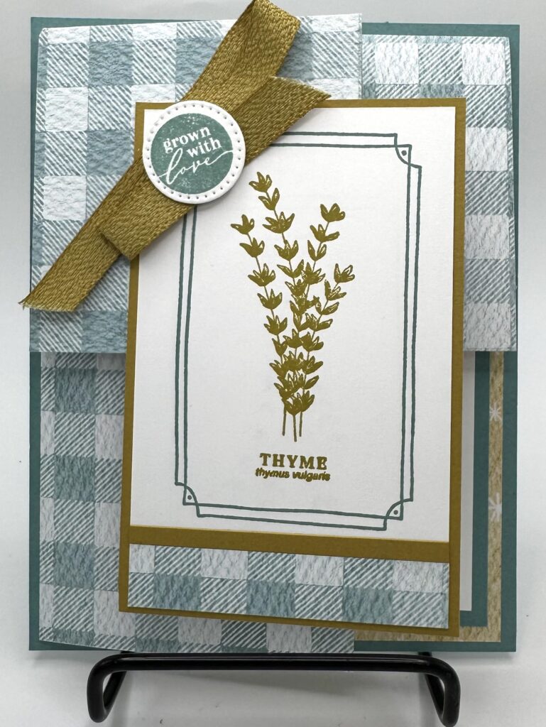 How to Make a Simple Corner Fold Card - The Wandering Stamper