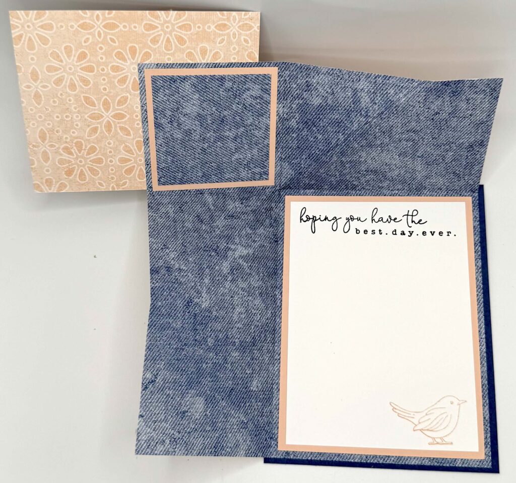 How to Make a Simple Corner Fold Card - The Wandering Stamper