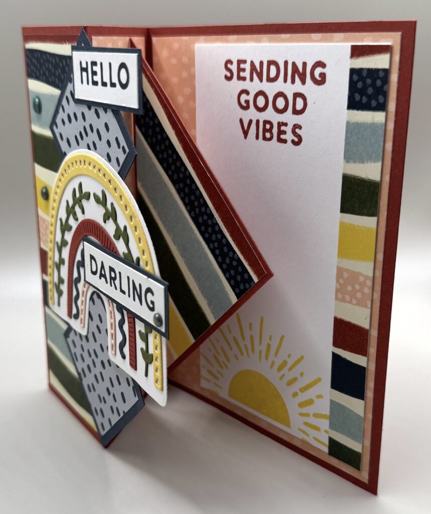 How to Make a Pull Out and Pop Up Card - The Wandering Stamper