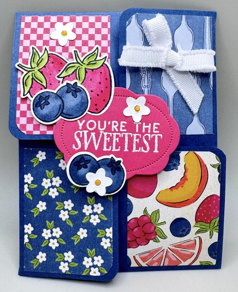 How to Make a Box Tuck Fun Fold Card - The Wandering Stamper