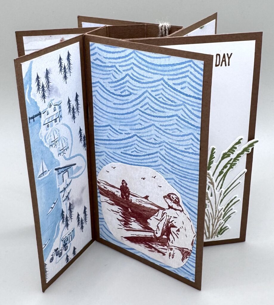 How to Make a 6 Panel Pinwheel Card - The Wandering Stamper
